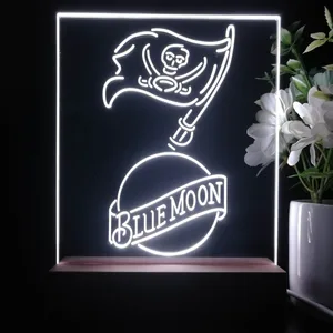 Tampa Bay Buccaneers Blue Moon LED Desk Light