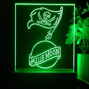 Tampa Bay Buccaneers Blue Moon LED Desk Light