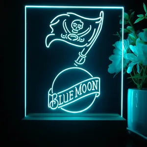 Tampa Bay Buccaneers Blue Moon LED Desk Light