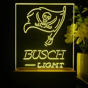 Tampa Bay Buccaneers Busch Light LED Desk Light