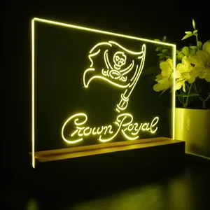 Tampa Bay Buccaneers Crown Royal LED Desk Light