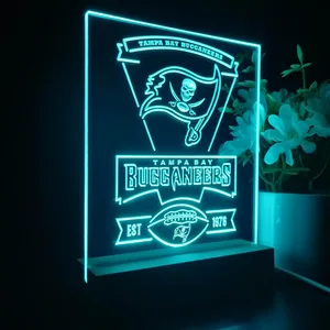 Tampa Bay Buccaneers EST 1976 LED Desk Light