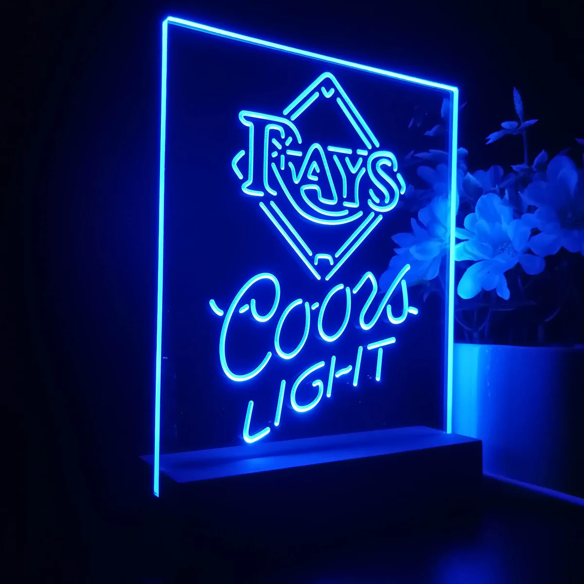 Tampa Bay Rays Coors Light LED Desk Light - Legacy Edition