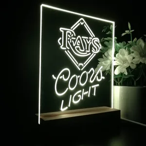 Tampa Bay Rays Coors Light LED Desk Light - Legacy Edition