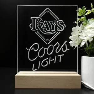 Tampa Bay Rays Coors Light LED Desk Light - Legacy Edition
