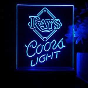 Tampa Bay Rays Coors Light LED Desk Light - Legacy Edition