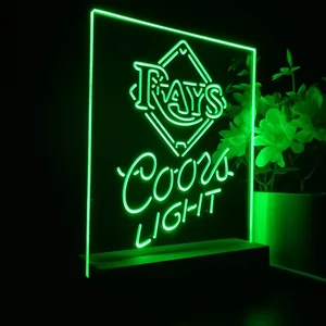 Tampa Bay Rays Coors Light LED Desk Light - Legacy Edition