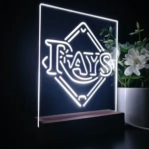 Tampa Bay Rays Logo 1 LED Desk Light