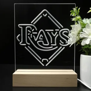 Tampa Bay Rays Logo 1 LED Desk Light