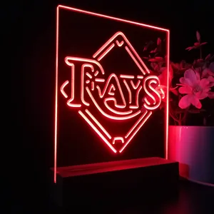 Tampa Bay Rays Logo 1 LED Desk Light
