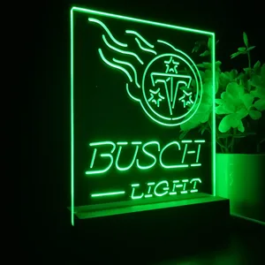 Tennessee Titans Busch Light LED Desk Light
