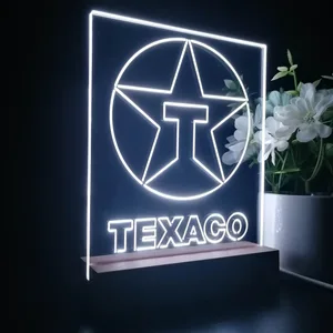 Texaco Logo LED Desk Light