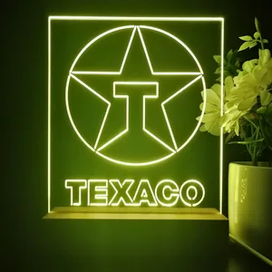 Texaco Logo LED Desk Light