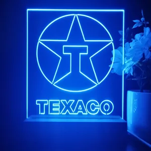 Texaco Logo LED Desk Light