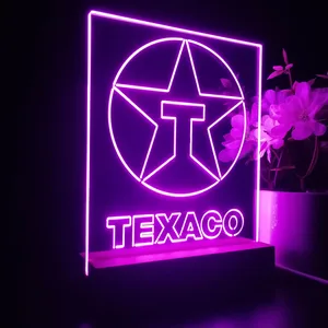 Texaco Logo LED Desk Light