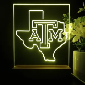 Texas A&M Aggies Logo LED Desk Light