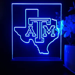 Texas A&M Aggies Logo LED Desk Light