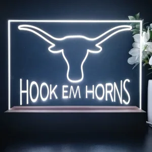 Texas Longhorns Hook Em Horns LED Desk Light