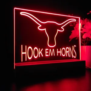 Texas Longhorns Hook Em Horns LED Desk Light