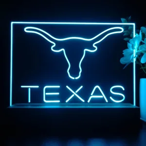 Texas Longhorns Logo 1 LED Desk Light
