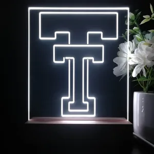 Texas Tech Red Raiders Logo 1 LED Desk Light