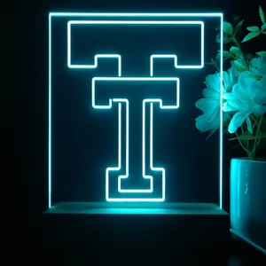 Texas Tech Red Raiders Logo 1 LED Desk Light