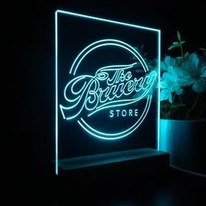 The Bruery Store Logo LED Desk Light