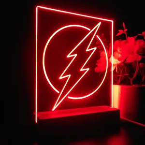 The Flash Logo LED Desk Light