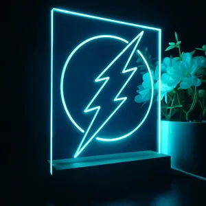 The Flash Logo LED Desk Light