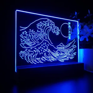 The Great Wave Off Kanagawa LED Desk Light
