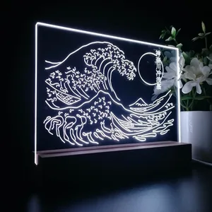The Great Wave Off Kanagawa LED Desk Light