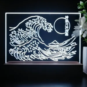 The Great Wave Off Kanagawa LED Desk Light
