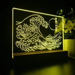 The Great Wave Off Kanagawa LED Desk Light