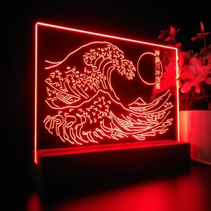 The Great Wave Off Kanagawa LED Desk Light