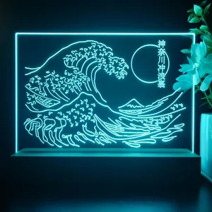 The Great Wave Off Kanagawa LED Desk Light