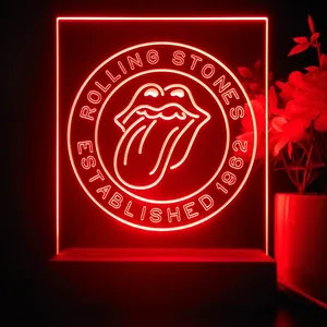 The Rolling Stones Established 1962 LED Desk Light