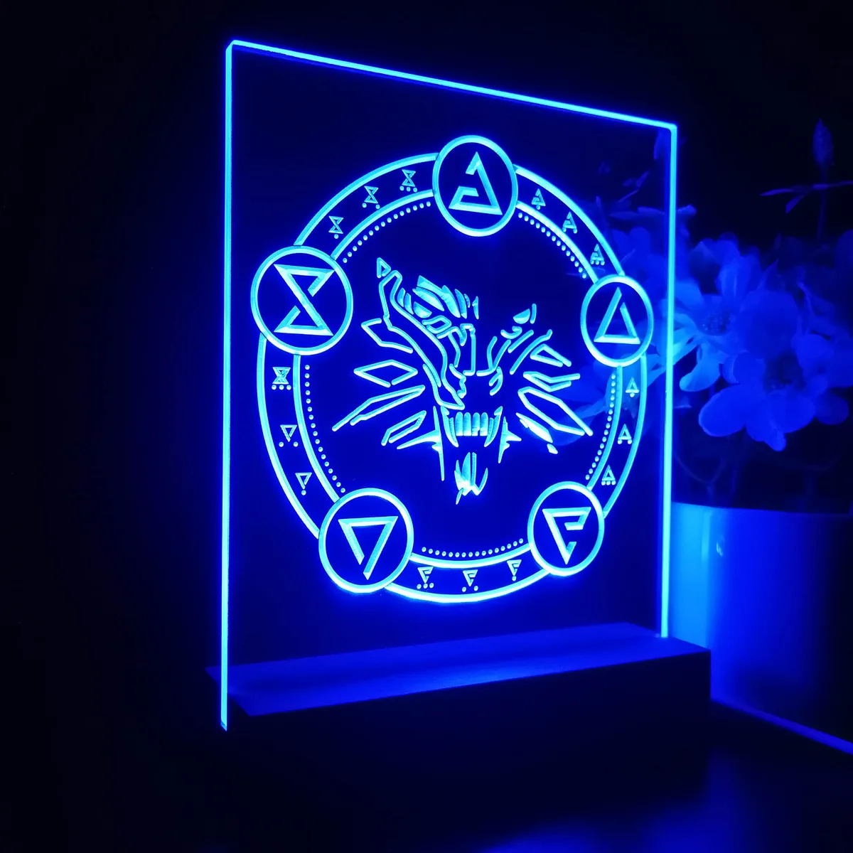 The Witcher Symbol LED Desk Light