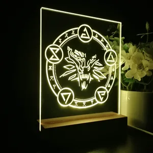 The Witcher Symbol LED Desk Light
