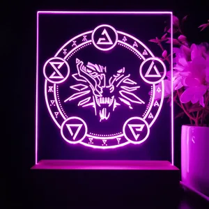 The Witcher Symbol LED Desk Light
