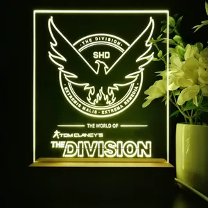 Tom Clancy's The Division Logo LED Desk Light