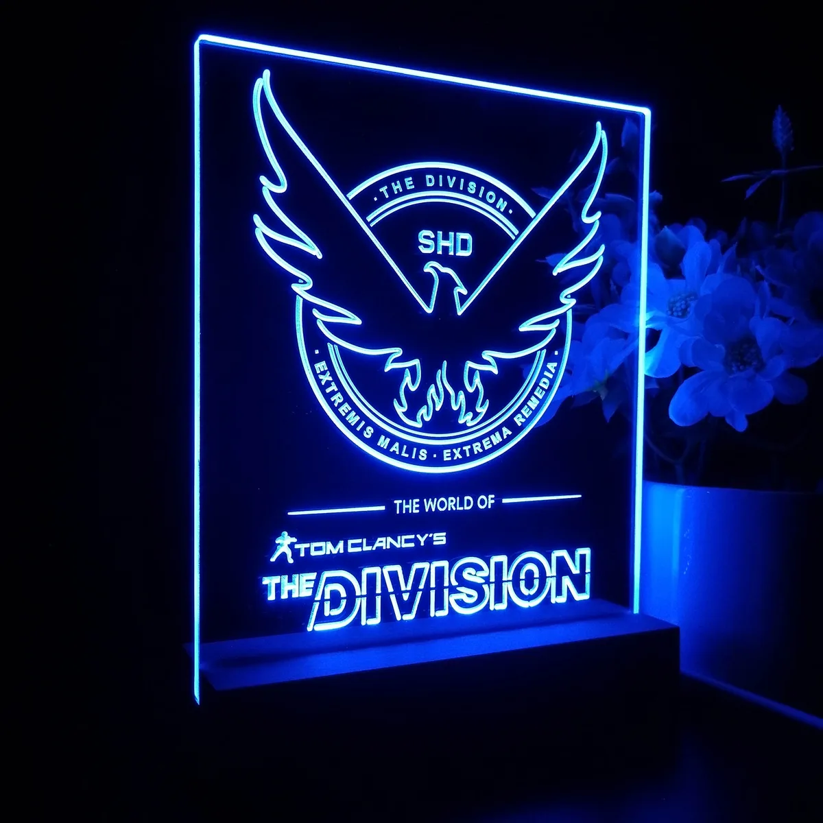 Tom Clancy's The Division Logo LED Desk Light