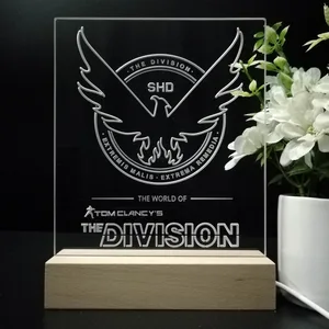 Tom Clancy's The Division Logo LED Desk Light