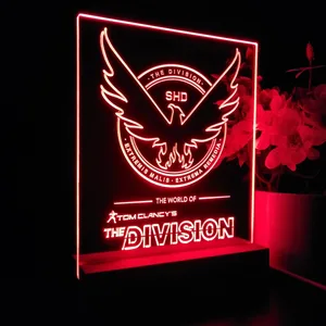 Tom Clancy's The Division Logo LED Desk Light