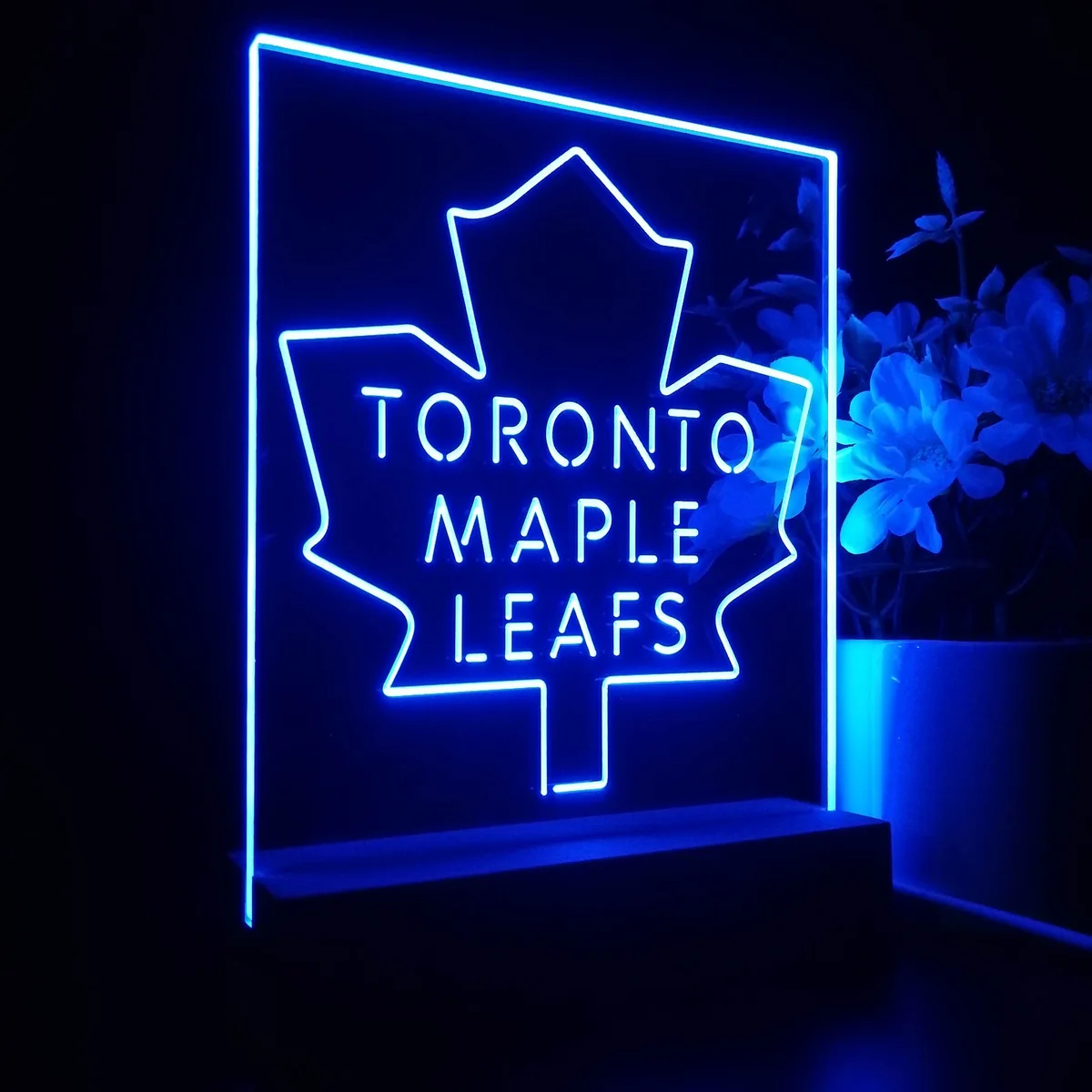 Toronto Maple Leafs Logo 1 LED Desk Light - Legacy Edition