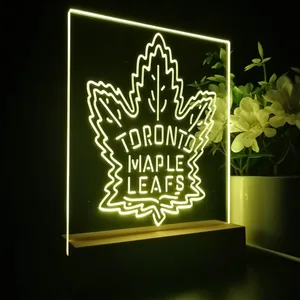 Toronto Maple Leafs Logo 2 LED Desk Light