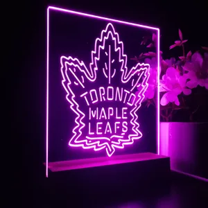 Toronto Maple Leafs Logo 2 LED Desk Light