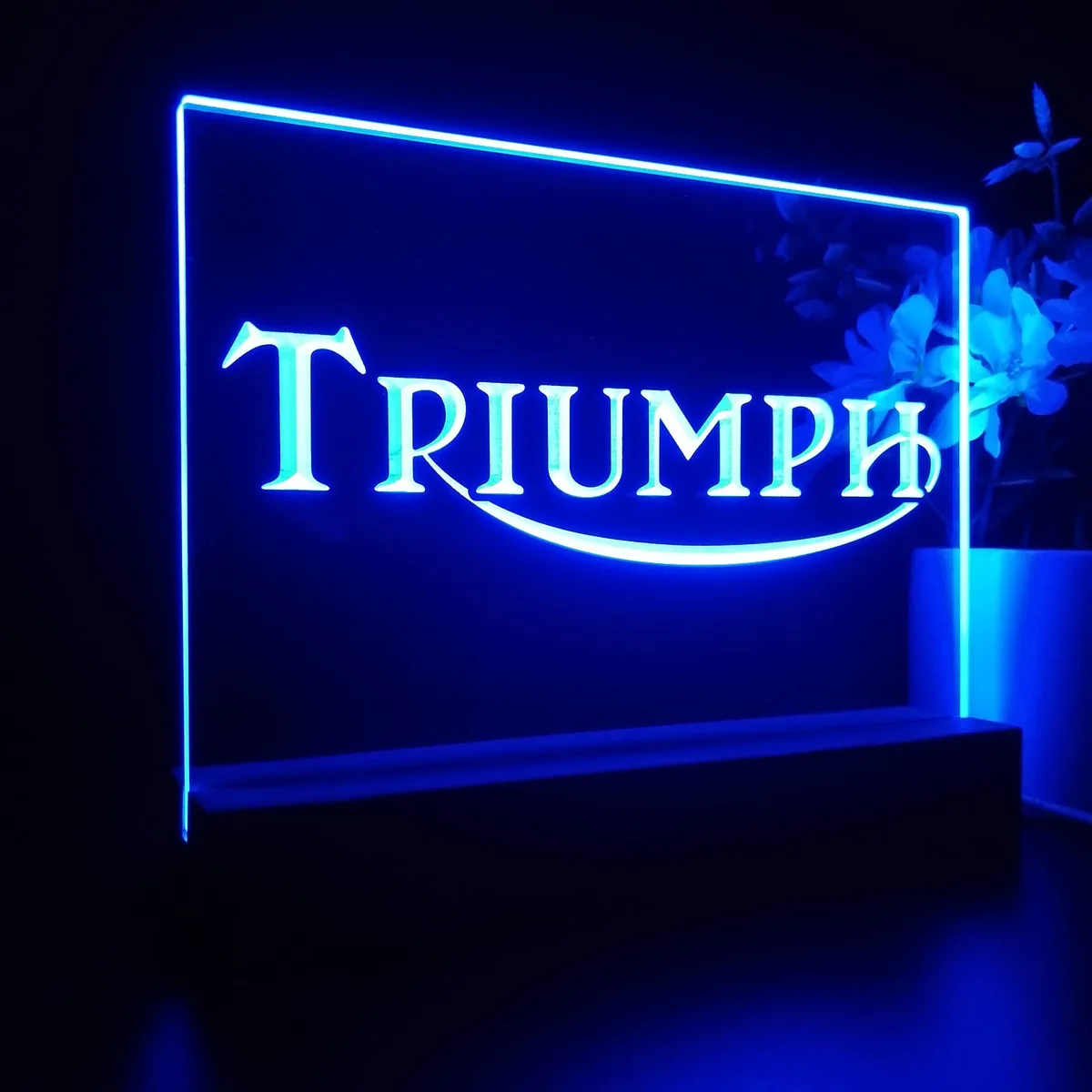 Triumph Old Logo LED Desk Light