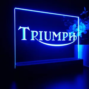 Triumph Old Logo LED Desk Light