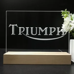 Triumph Old Logo LED Desk Light