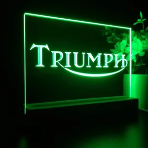Triumph Old Logo LED Desk Light